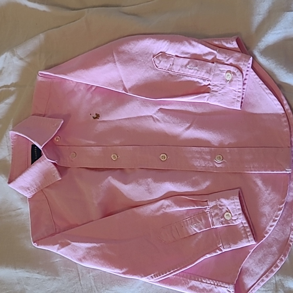pink baby boy shirt only one time used,